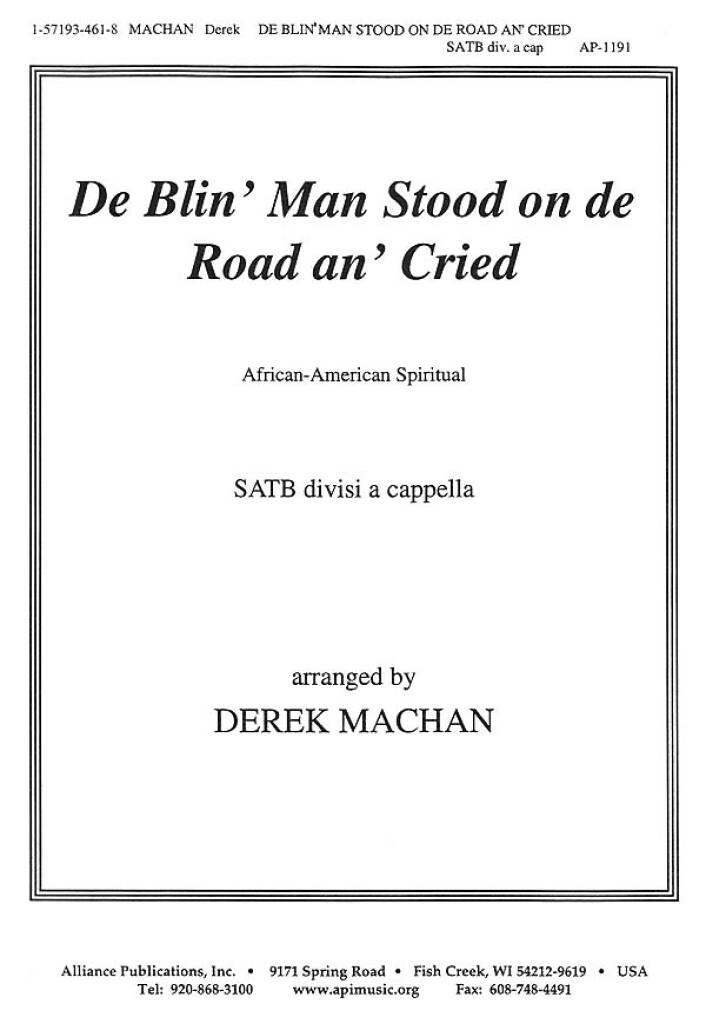 De Blin' Man Stood on de Road an' Cried
